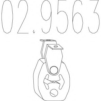 MTS 02.9563 Rubber Buffer, silencer